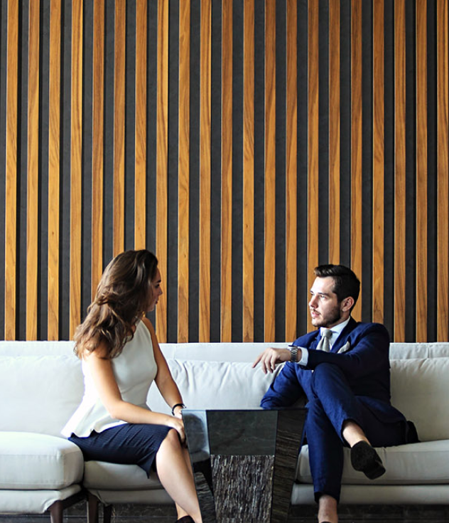 Two professional entrepreneurs at banesco international