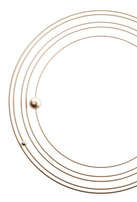 Dark sphere decorative element