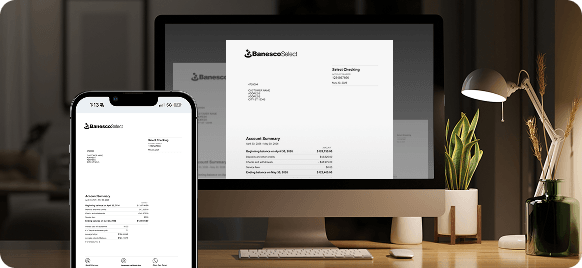 Digital documents on laptop
