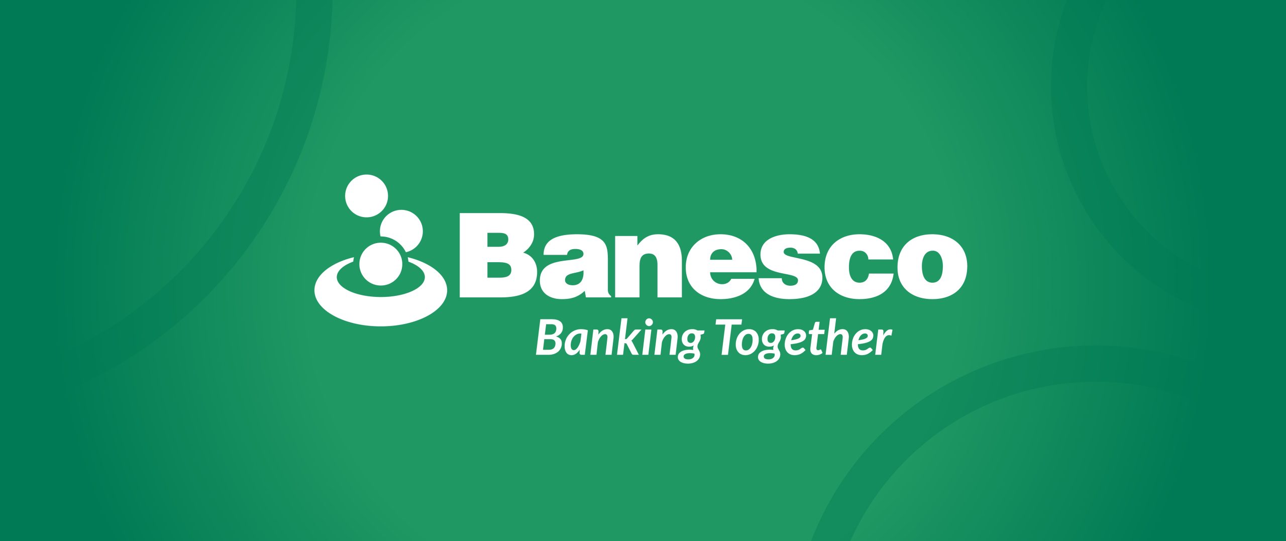 Banesco USA: Banking Together site banner
